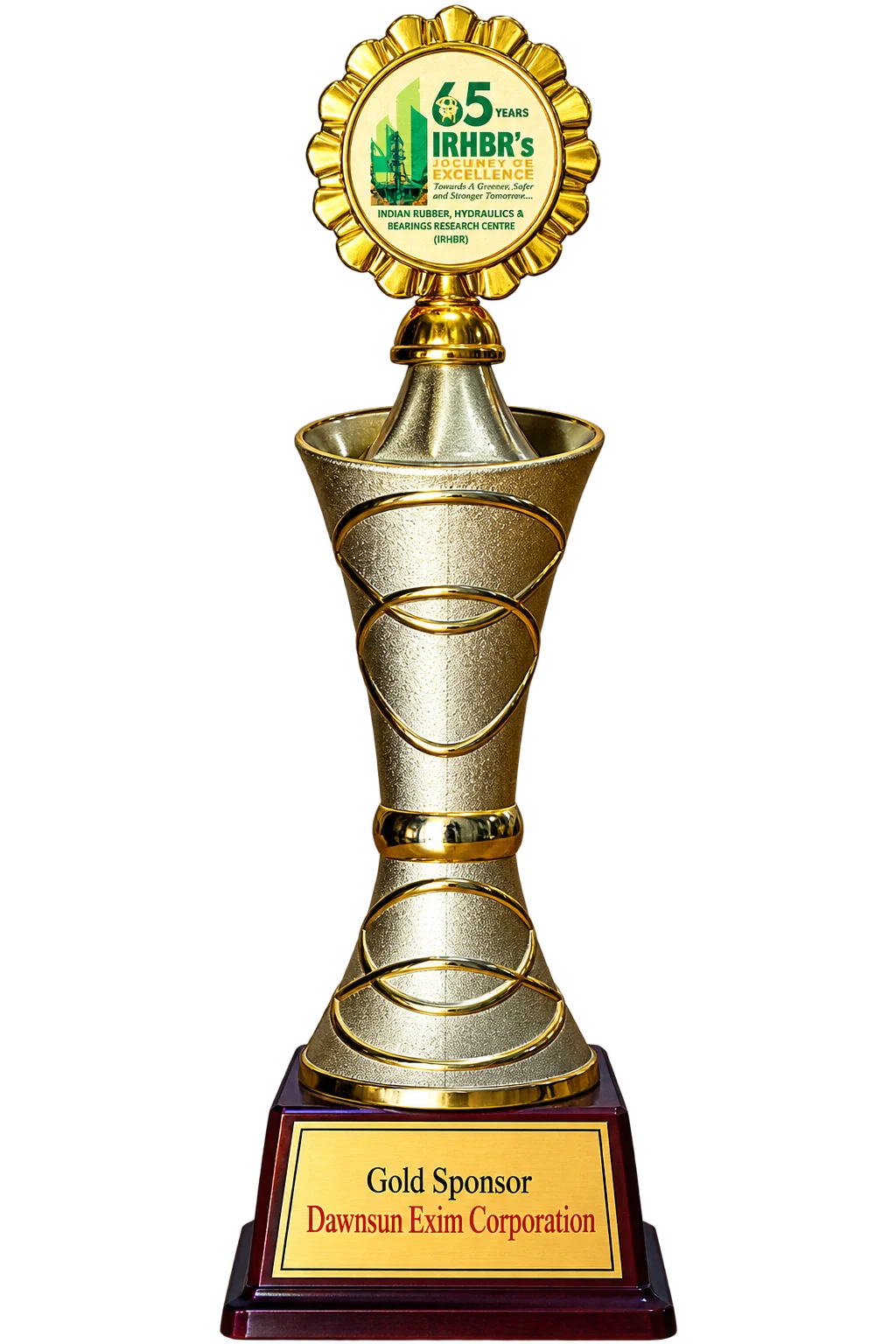 65 Years Excellence Gold Trophy